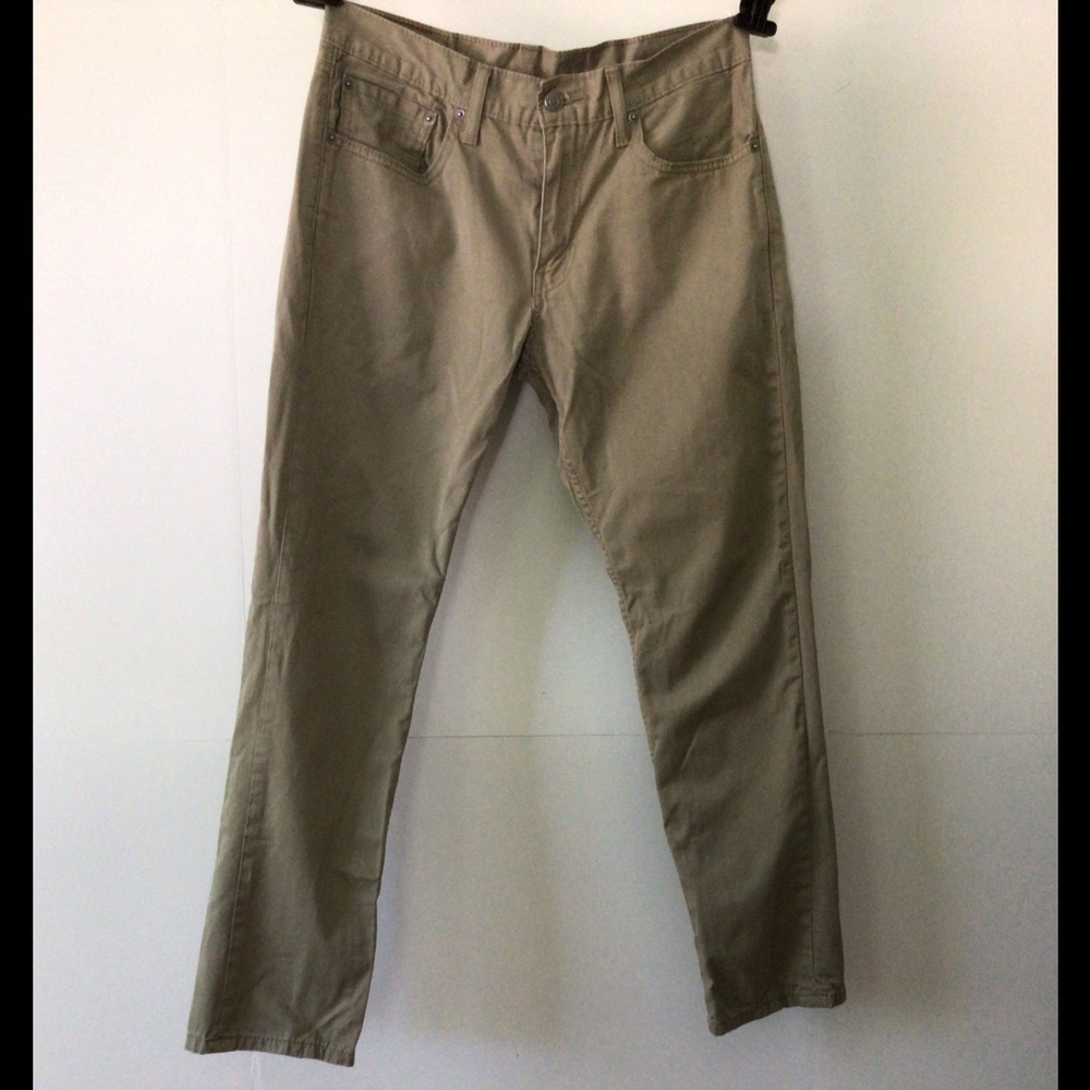 Levi’s Strauss 511 Size32x30 Cotton Twill Khaki Tan Jeans